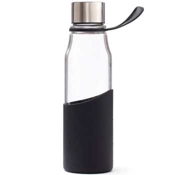 Бутылка для воды VINGA Lean Glass, черный Бутылка для воды VINGA Lean Glass, черный