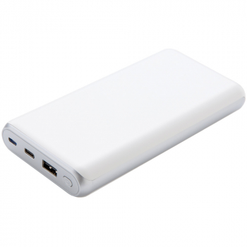 Повербанк Ultra 20000mAh с быстрой зарядкой PD 18W, белый